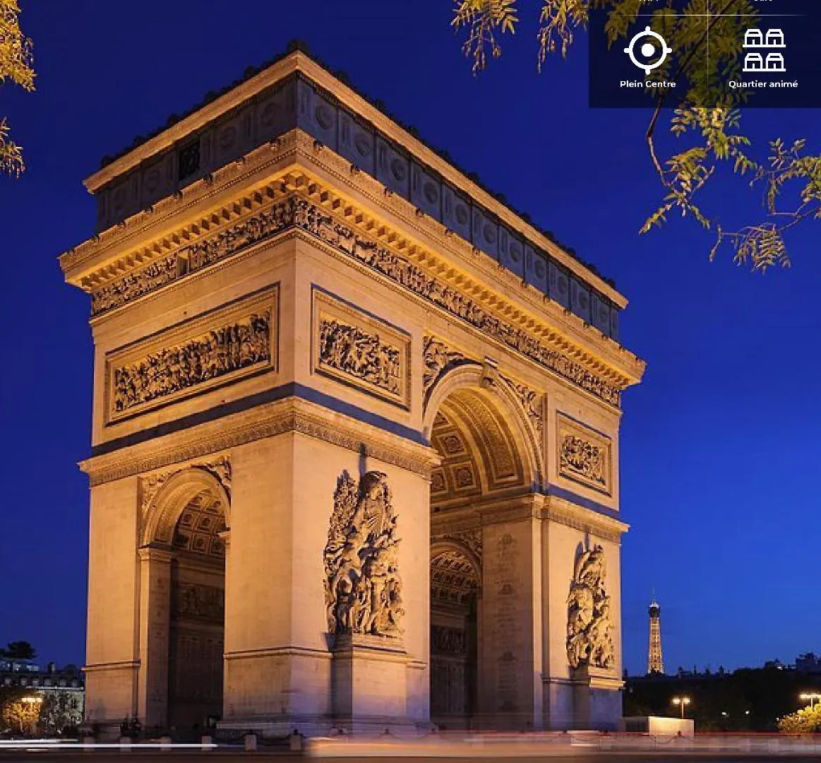 Cosy Appartment Arc De Triomphe Champs Elysees Paris 0*,  France